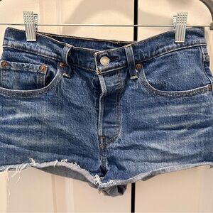 Levi's Classic Blue Jean Shorts